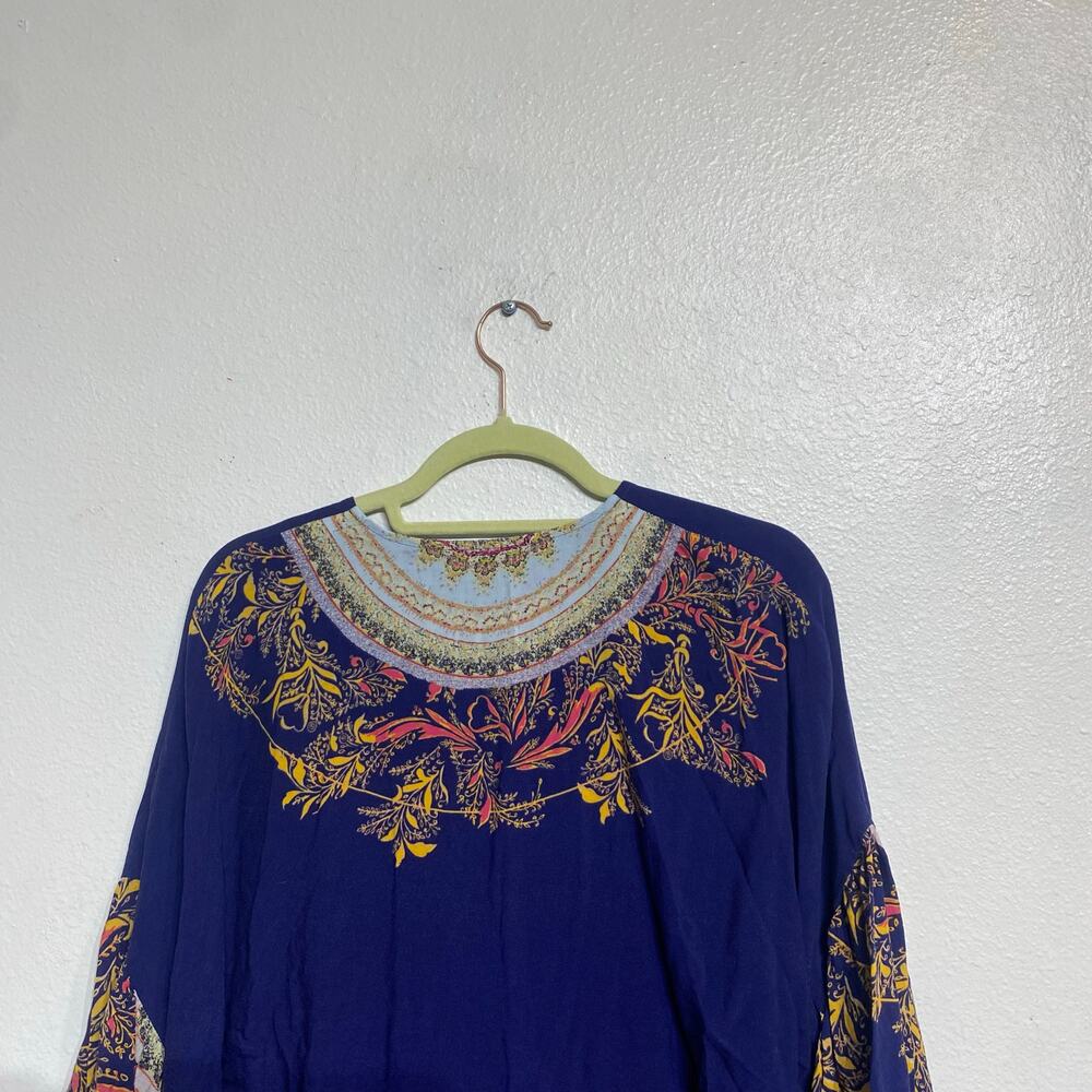 Free People Sunset Dreams Printed Tunic Sz XS - Picture 9 of 13